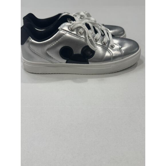 Disney Mickey Mouse Silver Character Sneakers Shoes Womens 9 - Picture 4 of 8
